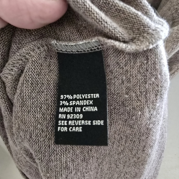 DG2 by Diane Gilman Draped Knit Top, Size M - Picture 3 of 5